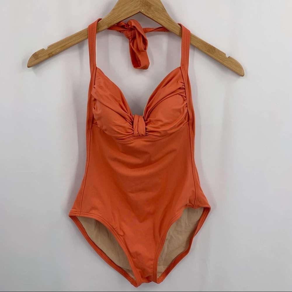 Tommy Bahama peach one piece swimsuit size 4